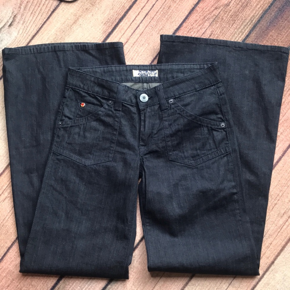 Hudson trouser style wide leg jeans